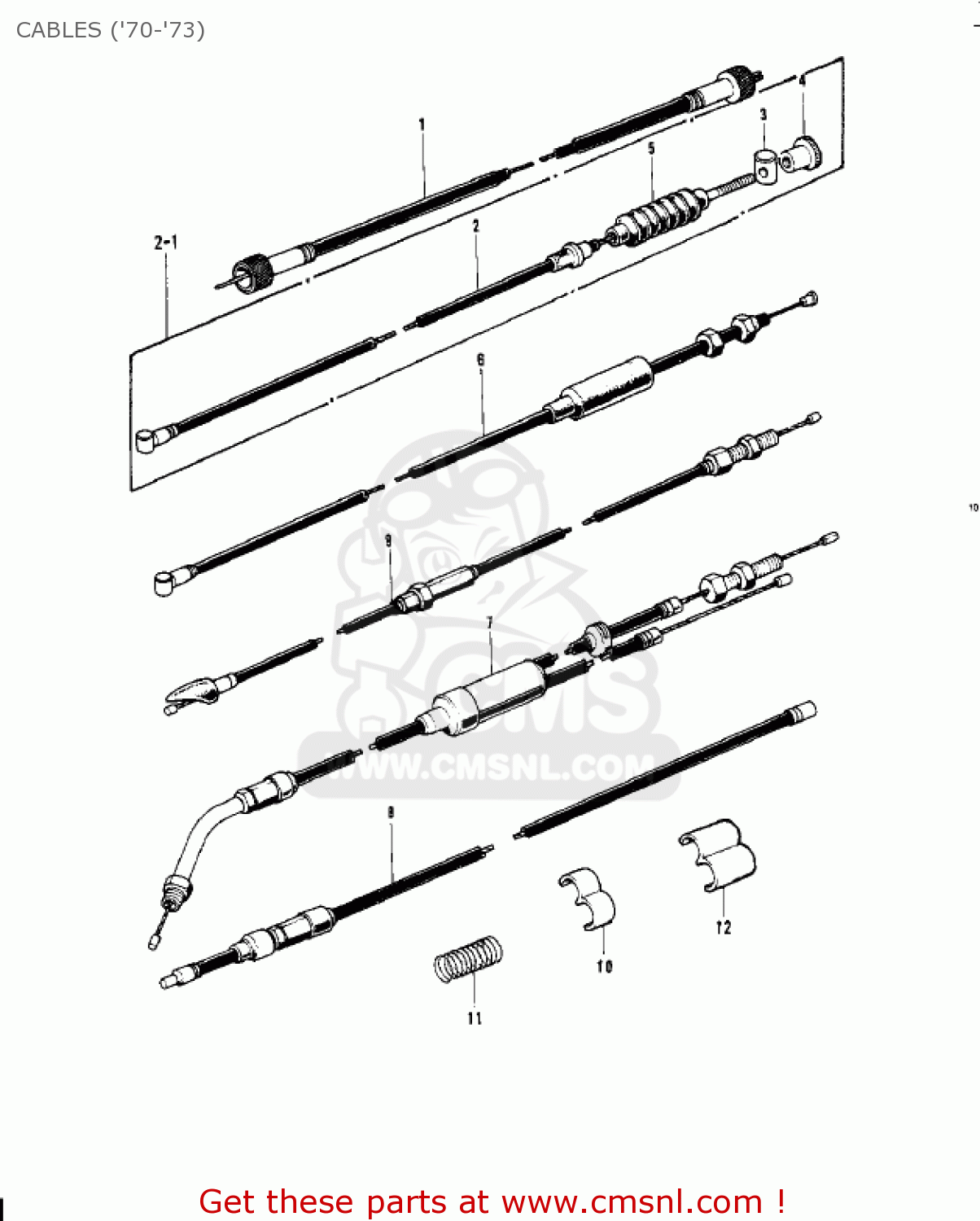 CABLES ('70-'73) G4TRB 1972 USA CANADA
