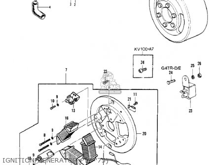 IGNITION/GENERATOR ('74-'75) - G4TRB 1972 USA CANADA