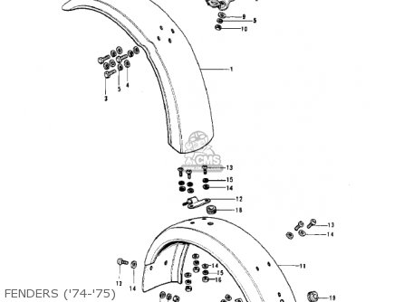 FENDERS ('74-'75) - G4TRB 1972 USA CANADA