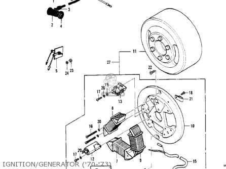IGNITION/GENERATOR ('70-'73) - G4TRD 1974 USA