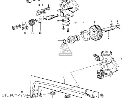 OIL PUMP ('74-'75) - G4TRD 1974 USA