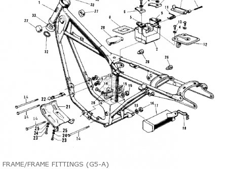 FRAME/FRAME FITTINGS (G5-A) - G5A 1973 CANADA