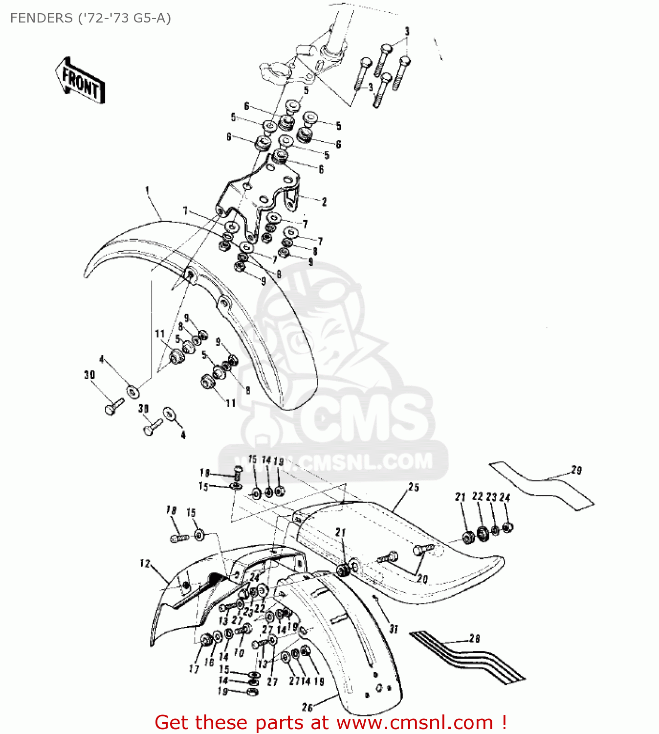 FENDERS ('72-'73 G5-A) G5B 1974 CANADA