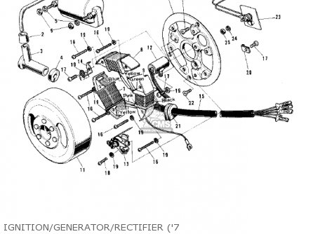 IGNITION/GENERATOR/RECTIFIER ('7 - G5B 1974 CANADA
