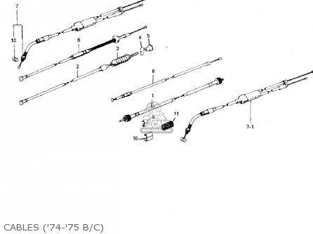 CABLES ('74-'75 B/C) - G5C 1975 CANADA
