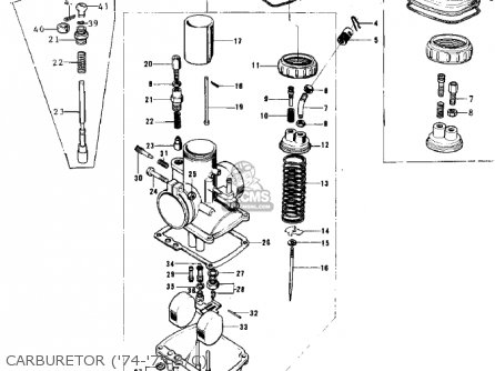 CARBURETOR ('74-'75 B/C) - G5C 1975 CANADA