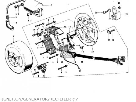 IGNITION/GENERATOR/RECTIFIER ('7 - G5C 1975 CANADA