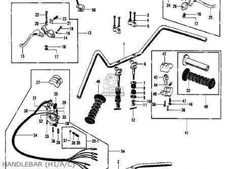 HANDLEBAR (H1/A/C) - H1 1970 CANADA