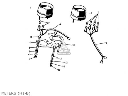 METERS (H1-B) - H1 1970 CANADA