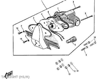 TAILLIGHT (H1/A) - H1 1970 CANADA