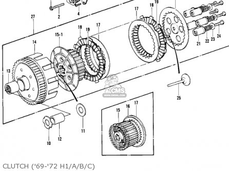 CLUTCH ('69-'72 H1/A/B/C) - H1 MACH III 1969 CANADA