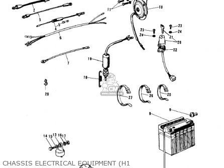 CHASSIS ELECTRICAL EQUIPMENT (H1 - H1 MACH III 1969 CANADA