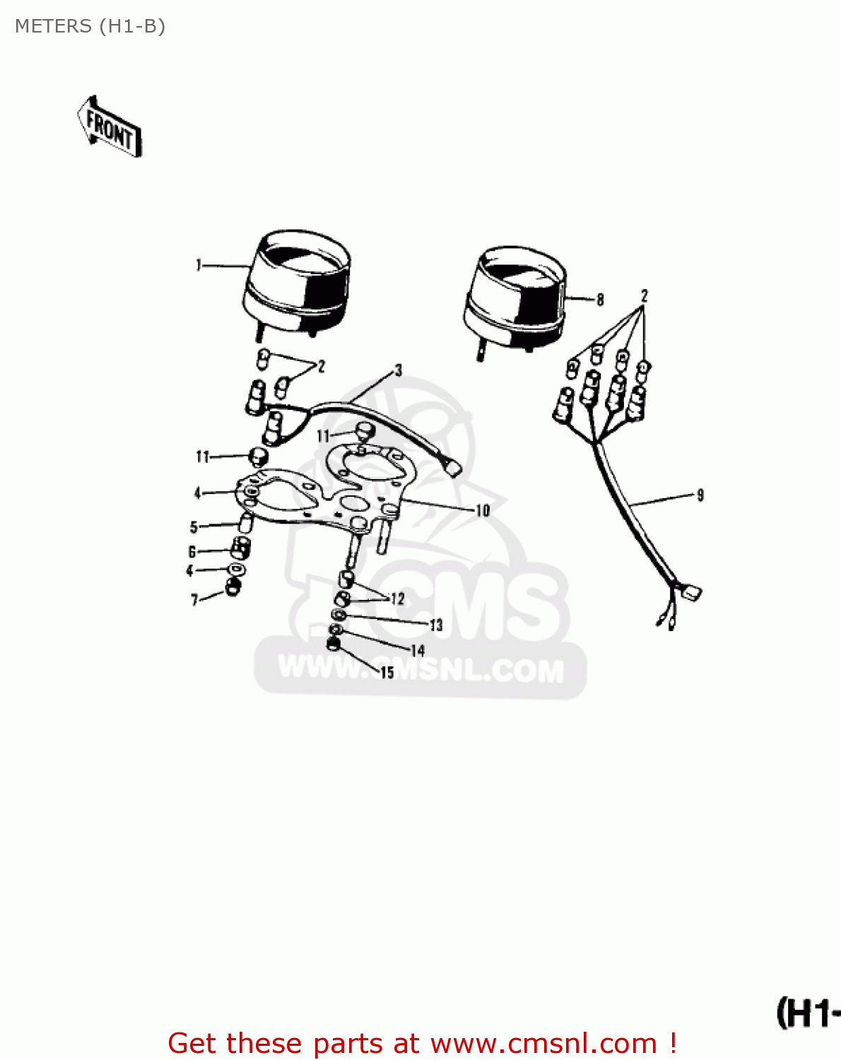 METERS (H1-B) H1B 1972 CANADA