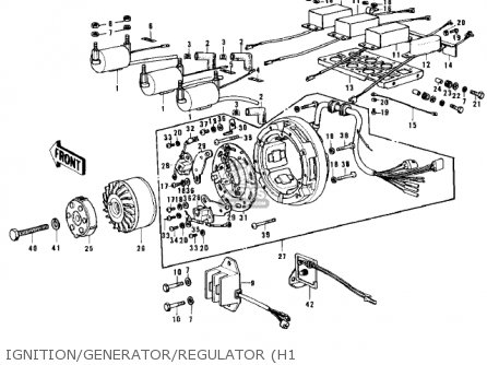 IGNITION/GENERATOR/REGULATOR (H1 - H1B 1972 CANADA