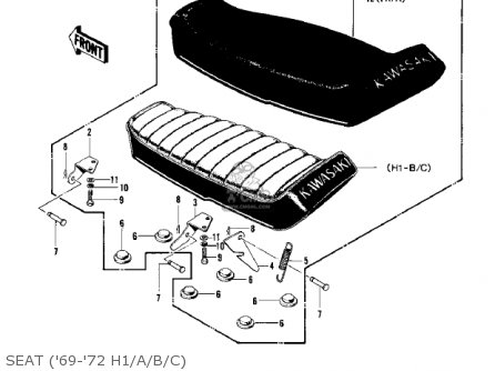 SEAT ('69-'72 H1/A/B/C) - H1B 1972 CANADA