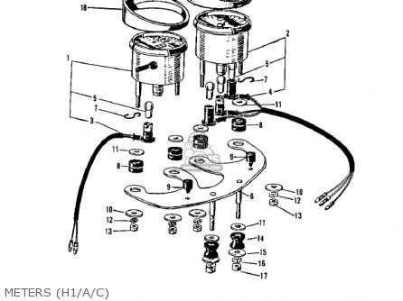 METERS (H1/A/C) - H1B 1972 CANADA