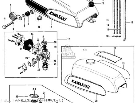 FUEL TANK ('69-'72 H1/A/B/C) - H1D 1973 CANADA