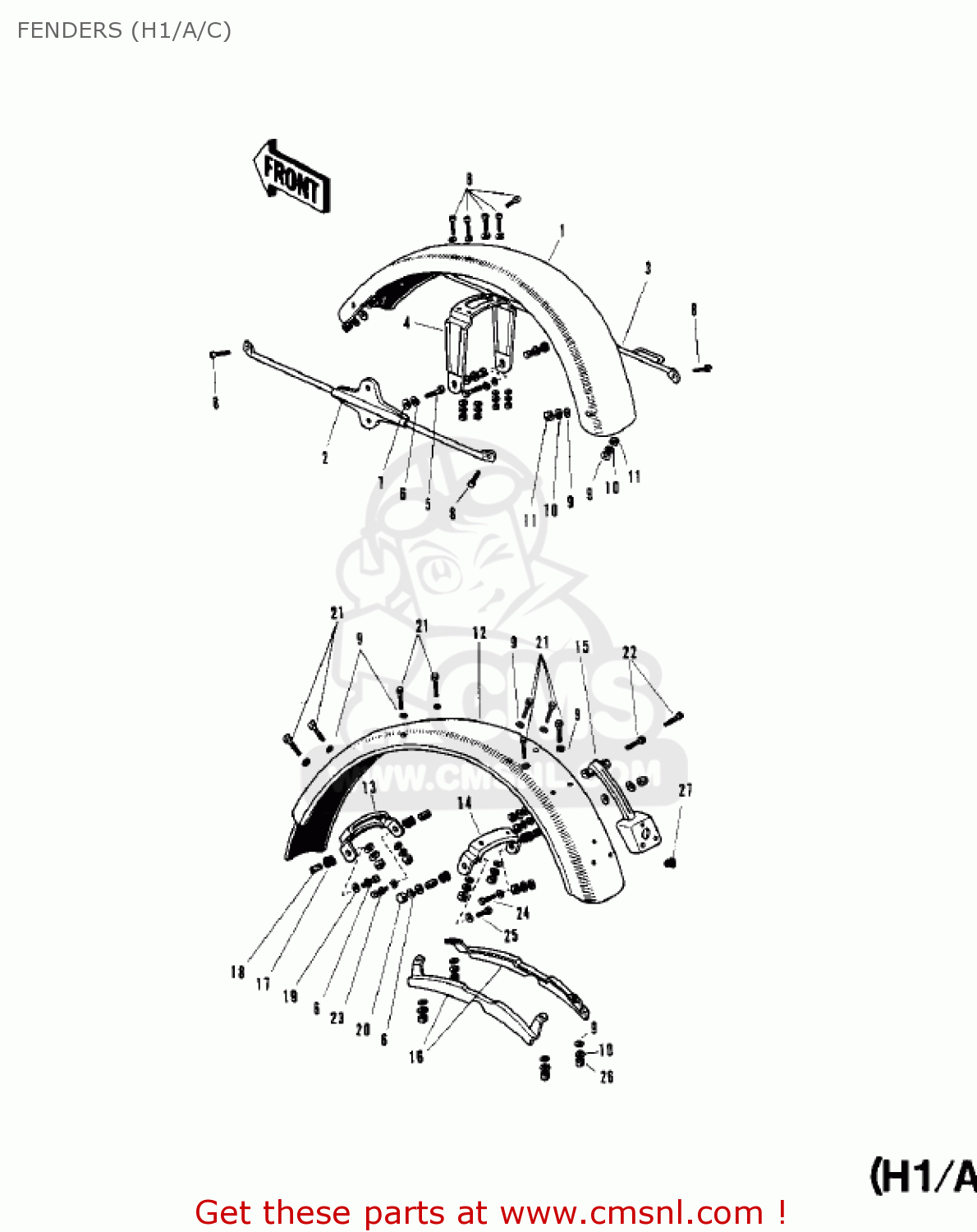 FENDERS (H1/A/C) H1F 1975 CANADA