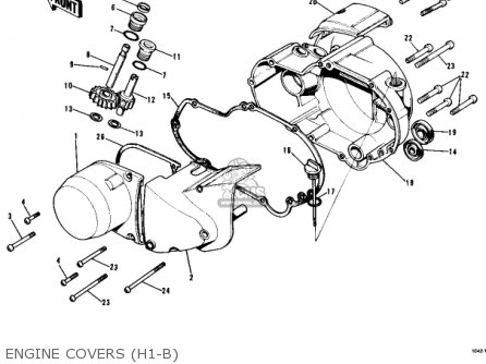 ENGINE COVERS (H1-B) - H1F 1975 CANADA