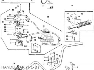 HANDLEBAR (H1-B) - H1F 1975 CANADA