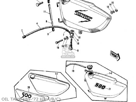 OIL TANK ('69-'72 H1/A/B/C) - H1F 1975 CANADA