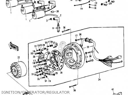 IGNITION/GENERATOR/REGULATOR - H2 MACH IV 1972 CANADA