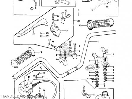 HANDLEBAR (H2-B/C) - H2 MACH IV 1972 CANADA