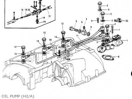 OIL PUMP (H2/A) - H2B MACH IV 1974 CANADA