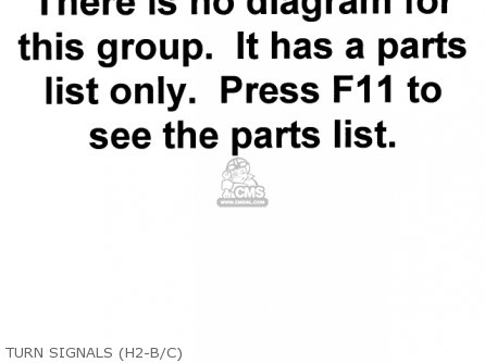 TURN SIGNALS (H2-B/C) - H2B MACH IV 1974 CANADA