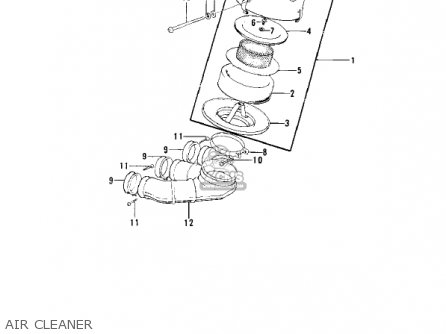 AIR CLEANER - H2C MACH IV 1975 CANADA