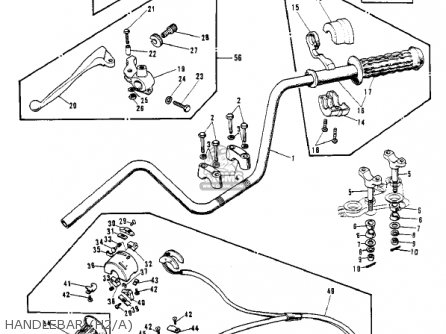 HANDLEBAR (H2/A) - H2C MACH IV 1975 CANADA