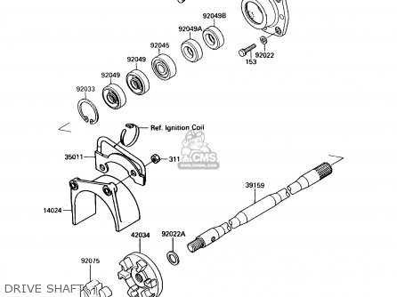 Kawasaki JF650-B2 JETSKI 1990 USA CANADA / TS parts lists and