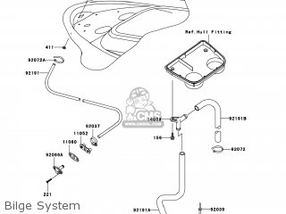 Bilge System - JH1100-B1 JETSKI ULTRA 130 D.I. 2001 USA