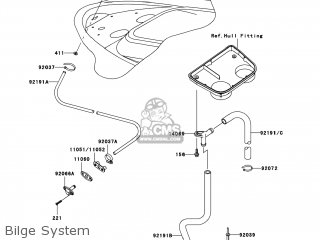 Bilge System - JH1200-A4 JETSKI ULTRA 150 2002 USA