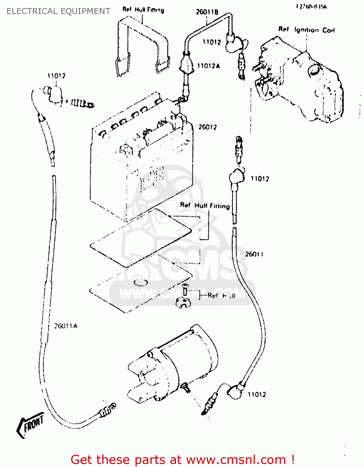 Kawasaki JS300B1 300) 1986 FRANCE AL ELECTRICAL EQUIPMENT buy