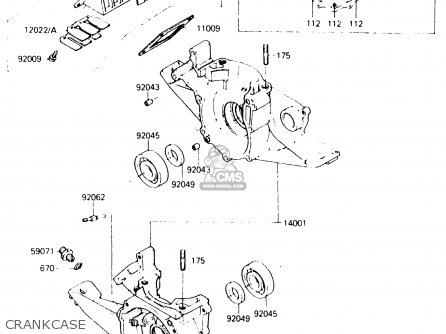 Kawasaki Js300-b1 300) 1986 United Kingdom Fr Al parts list partsmanual