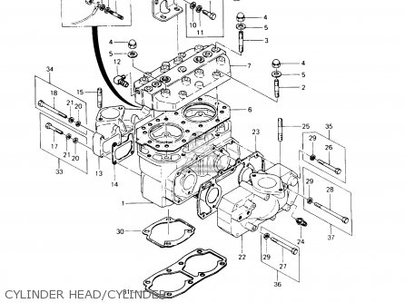 Kawasaki JS440-A11 JETSKI440 1987 UNITED KINGDOM FR AL parts lists and ...