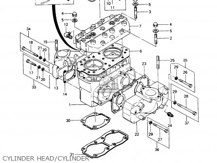 mistænksom Bliv ophidset krystal Kawasaki JS440-A13 JETSKI440 1989 USA parts lists and schematics