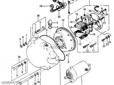 Kawasaki JS550-A5 JETSKI550 1986 UNITED KINGDOM FR AL IT parts lists ...