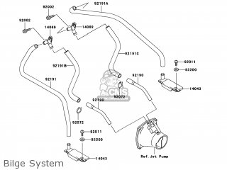 Kawasaki JT1200-A1 JETSKI1200 STX-R 2002 USA parts lists and