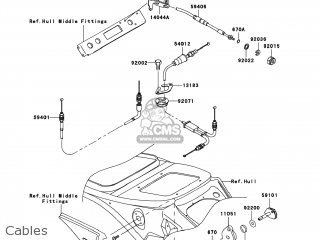 Kawasaki JT1200-A1 JETSKI1200 STX-R 2002 USA parts lists and