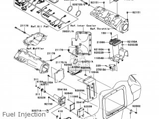 Kawasaki JT1500-B7F JETSKI ULTRA 250X 2007 USA parts lists
