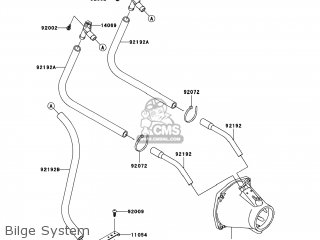 Kawasaki JT1500-C7F JETSKI ULTRA LX 2007 USA parts lists and