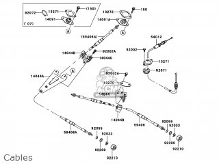 Kawasaki JT1500-C7F JETSKI ULTRA LX 2007 USA parts lists and