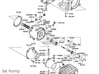 Kawasaki JT1500-E9F JETSKI ULTRA 260X 2009 USA parts lists and 