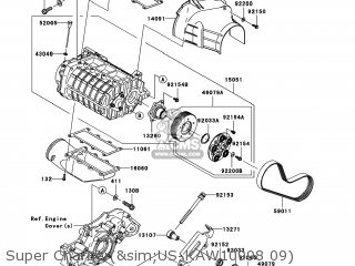 Kawasaki JT1500-E9F JETSKI ULTRA 260X 2009 USA parts lists and