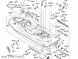 Jet Ski Kawasaki STX-15F 2008 - Microfiche and OEM parts