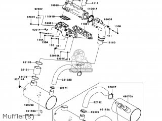Kawasaki JT1500-B7F JETSKI ULTRA 250X 2007 USA parts lists