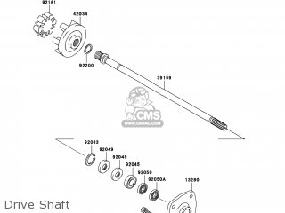 Driveshaft for Kawasaki STX-12F/STX-15F /Ultra LX 2003-2017