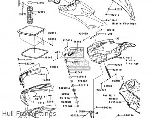Kawasaki JT1500-HDF JET SKI ULTRA 300X 2013 USA parts lists